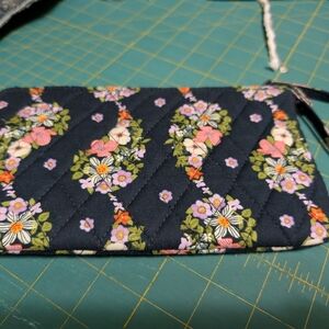 Floral Quilted Women's Clutch